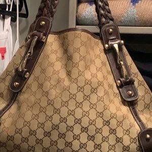 Gucci Monogram Medium Pelham Shoulder Bag